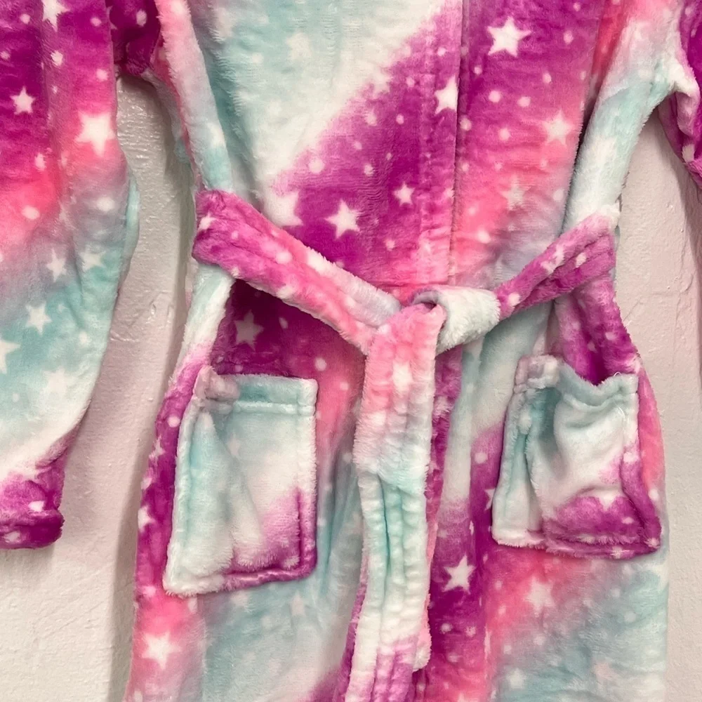Girls Hooded Unicorn Robe (fits 8-10 years)